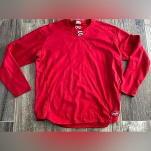 Vintage Rawlings St. Louis Cardinals Red Long Sleeve Baseball Shirt